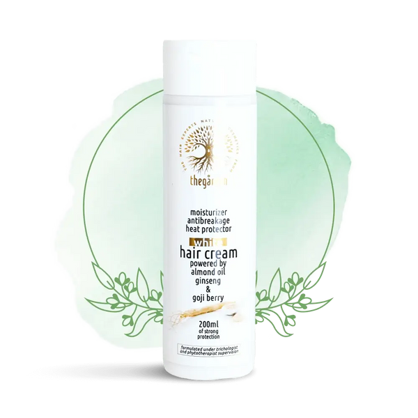 WHITE HAIR CREAM s tepelnou ochranou