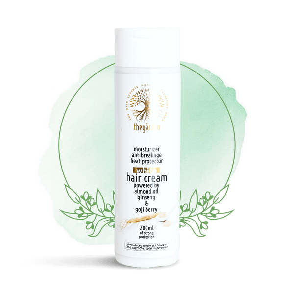 WHITE HAIR CREAM s tepelnou ochranou