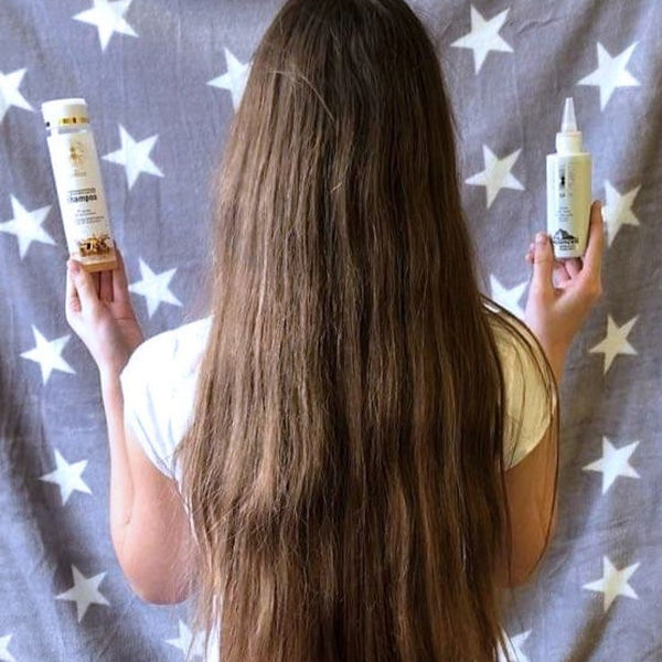 Zvýhodněný GOLDEN Basic Duo balíček (šampon a tonikum pro suché vlasy a suchú pokožku).