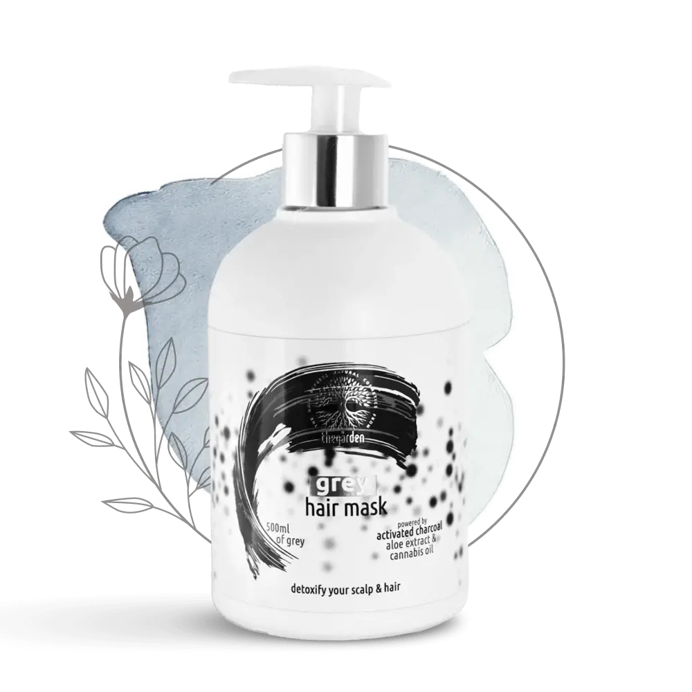 GREY HAIR MASK čistící maska s aktivním uhlím