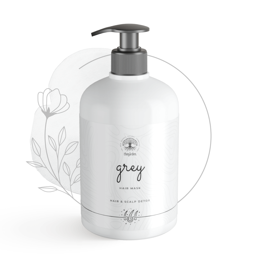 GREY HAIR MASK čistící maska s aktivním uhlím