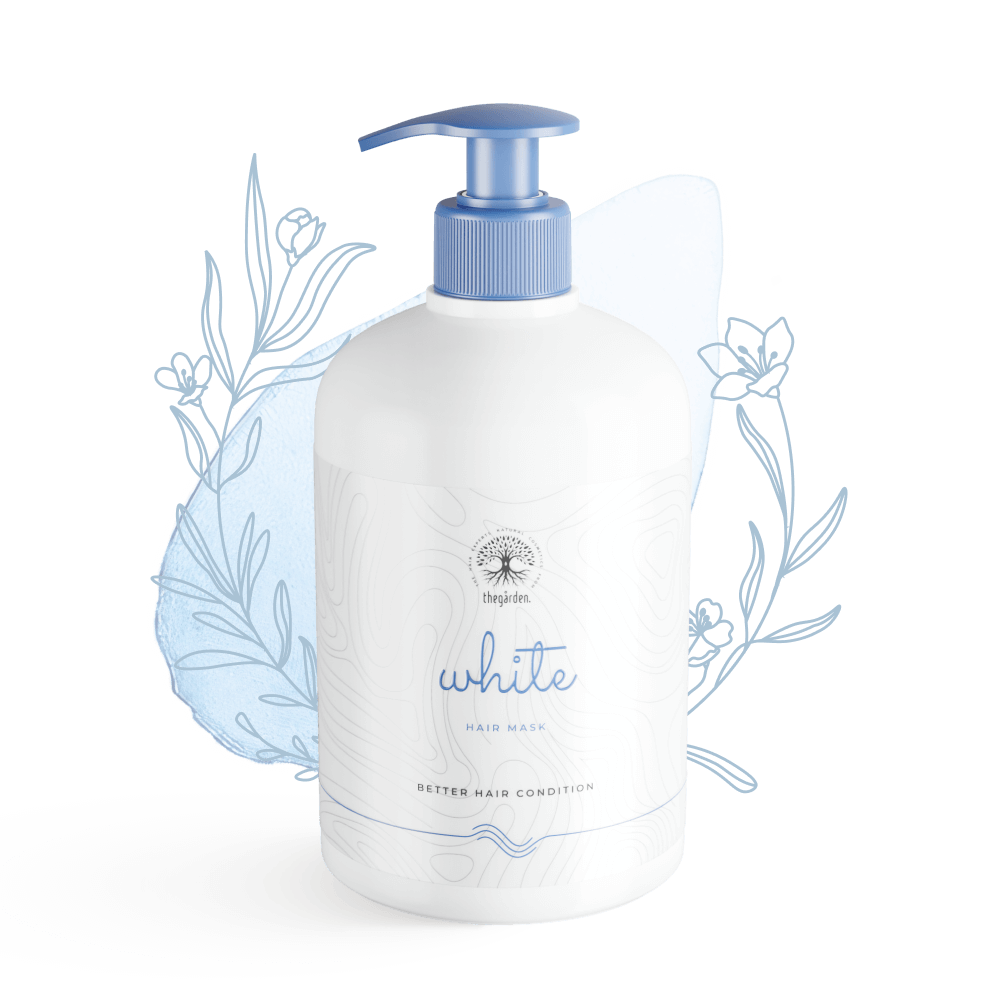 WHITE HAIR MASK hydratační wash-out kondicionér